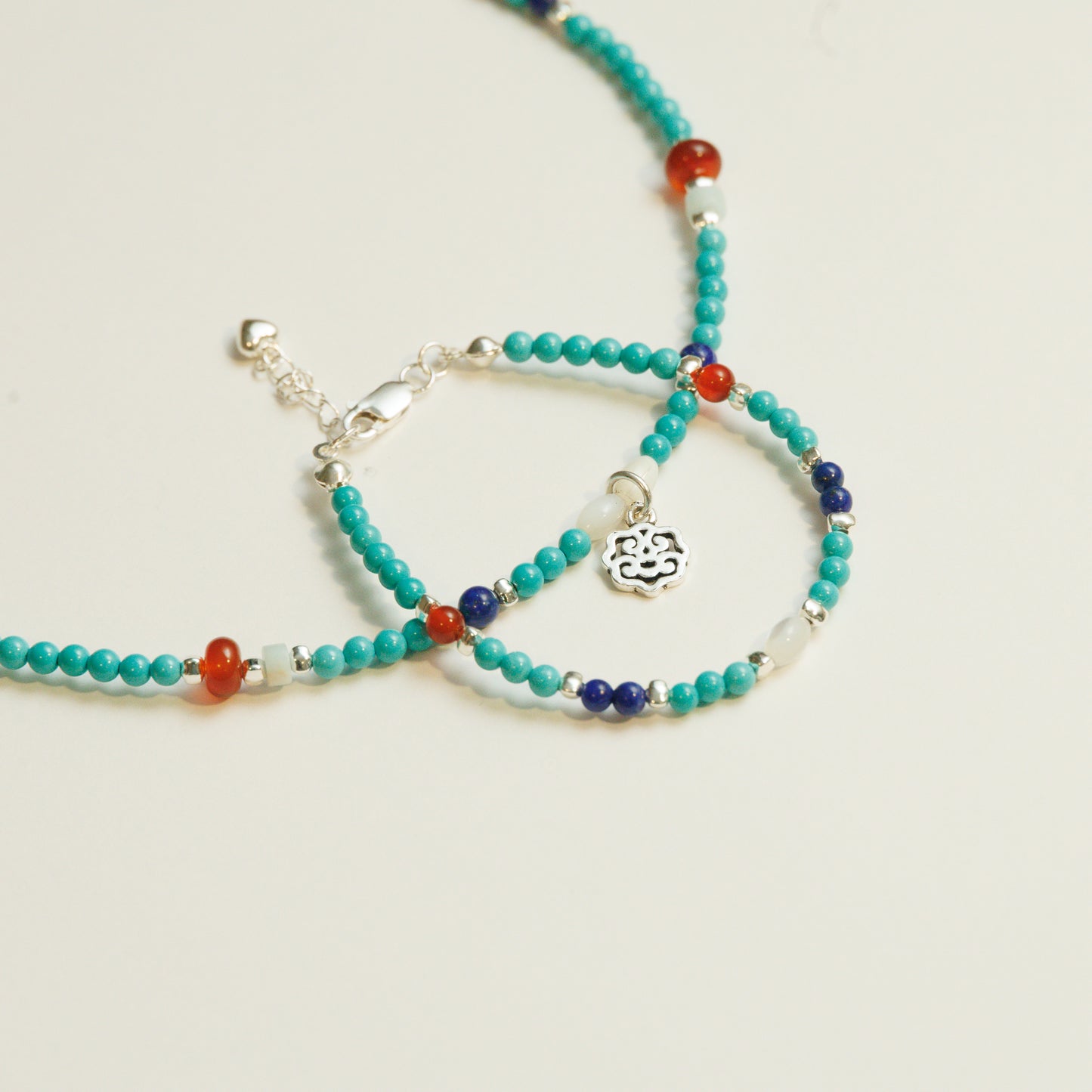 Handgemaakte Turkoois Lapis Lazuli Armband