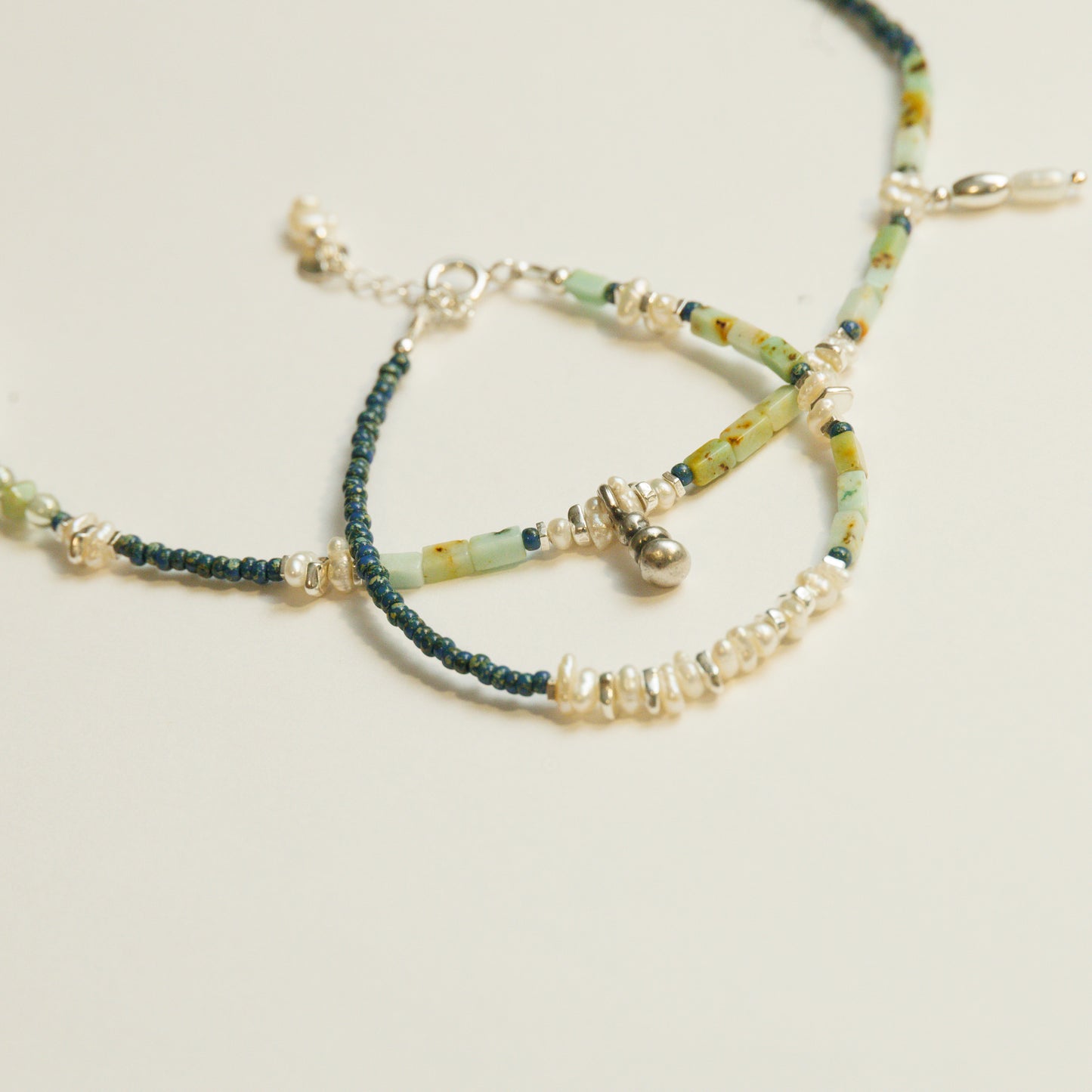 Handmade Pearl Czech Beaded Bracelet