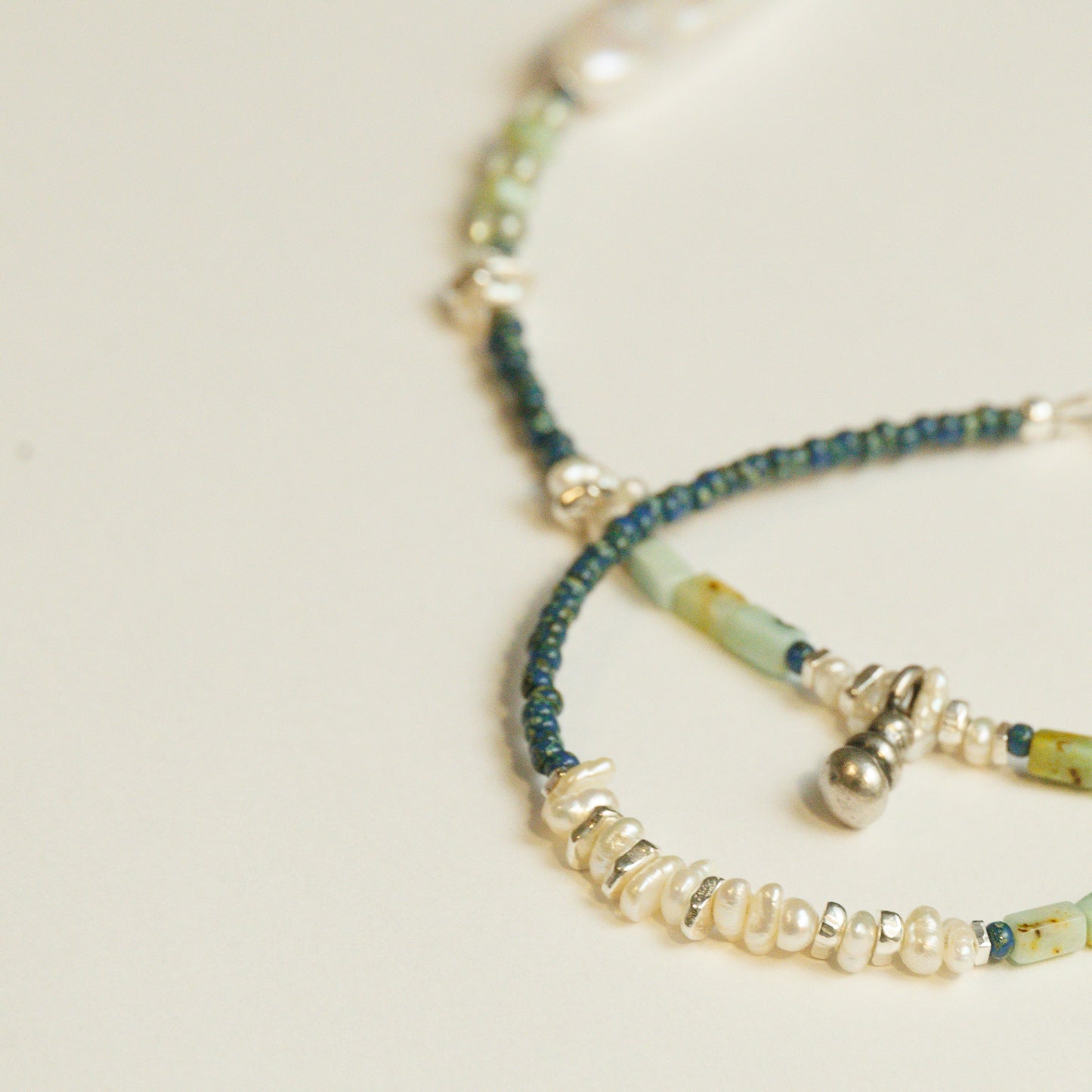 Handmade Pearl Czech Beaded Bracelet