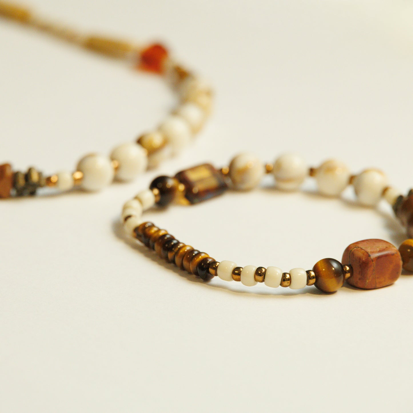 Handmade Wooden Beaded Necklace