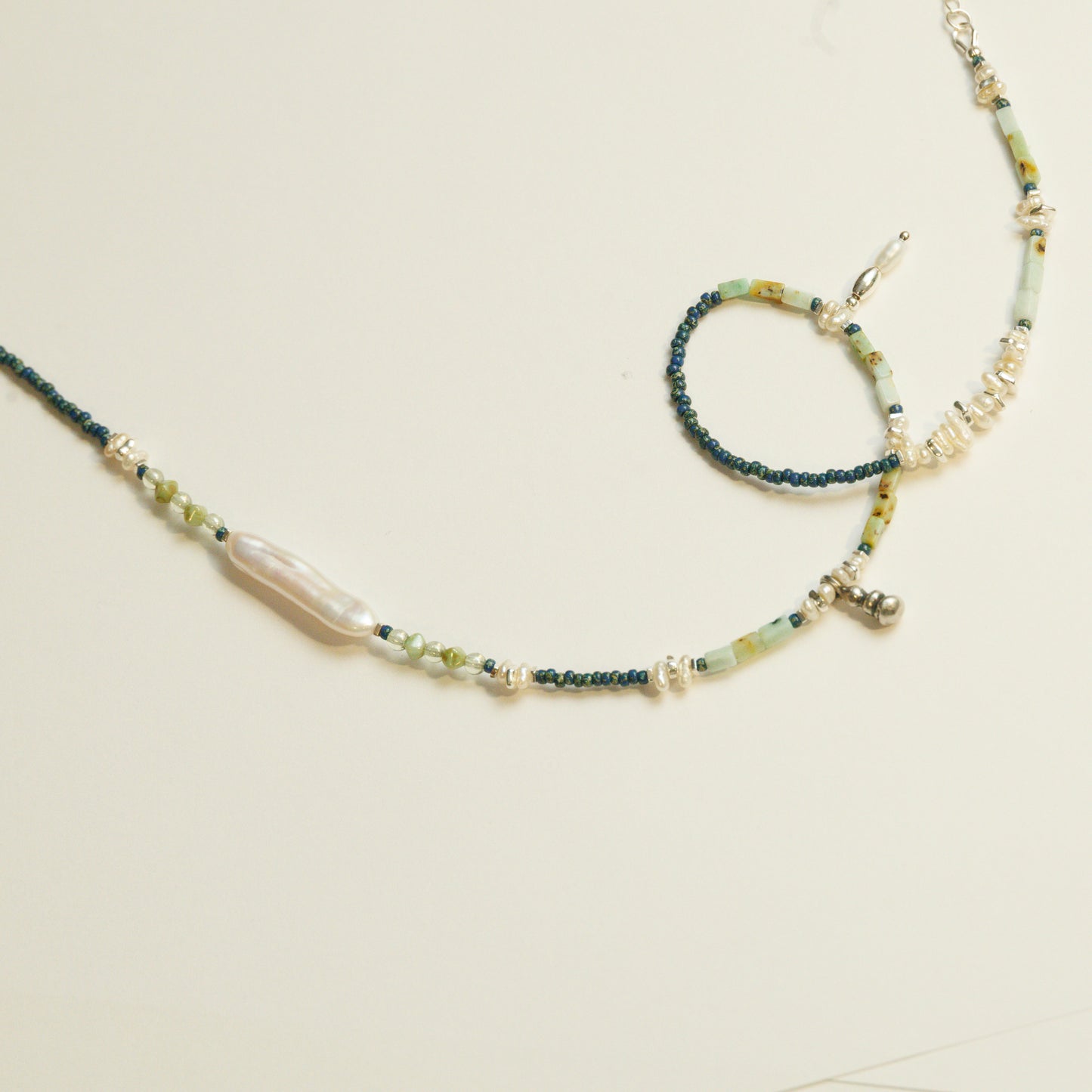 Handgemaakte Parel Tsjechische Kralenketting