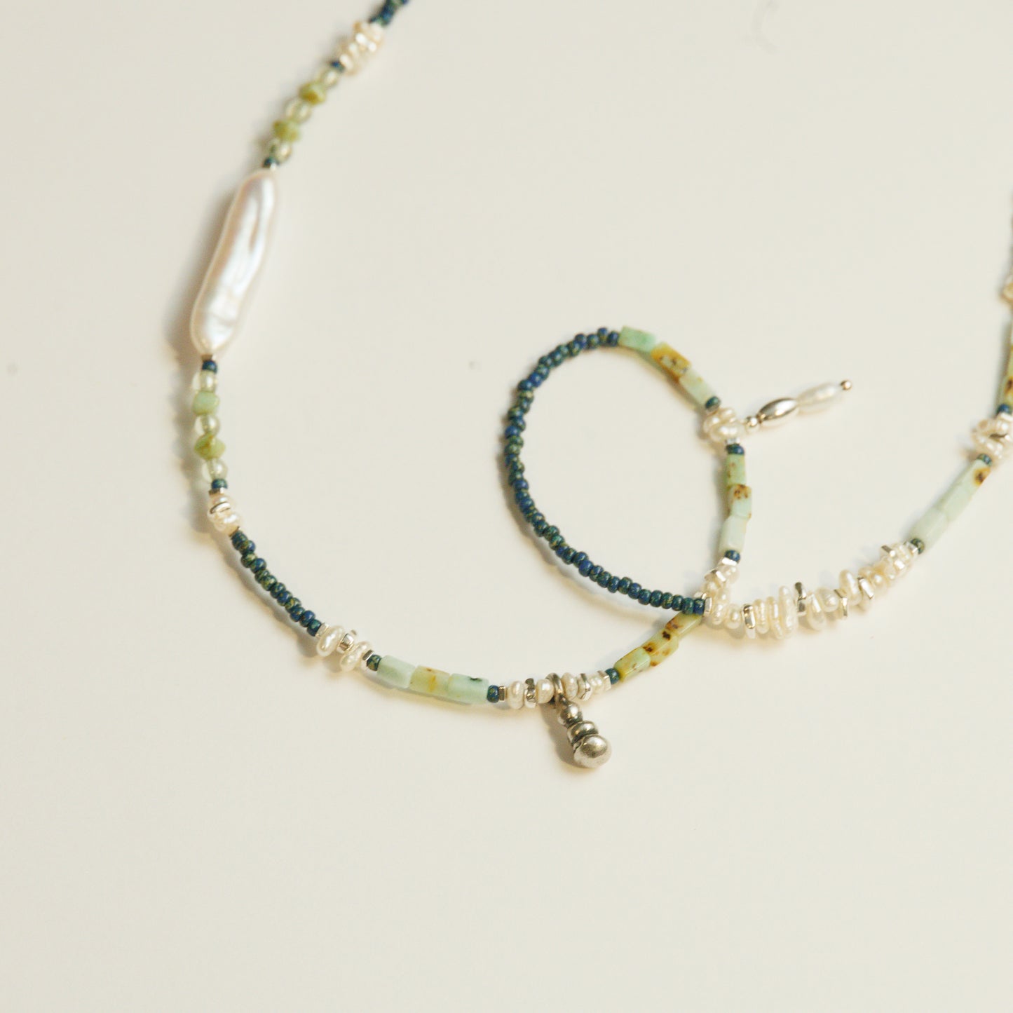 Handgemaakte Parel Tsjechische Kralenketting
