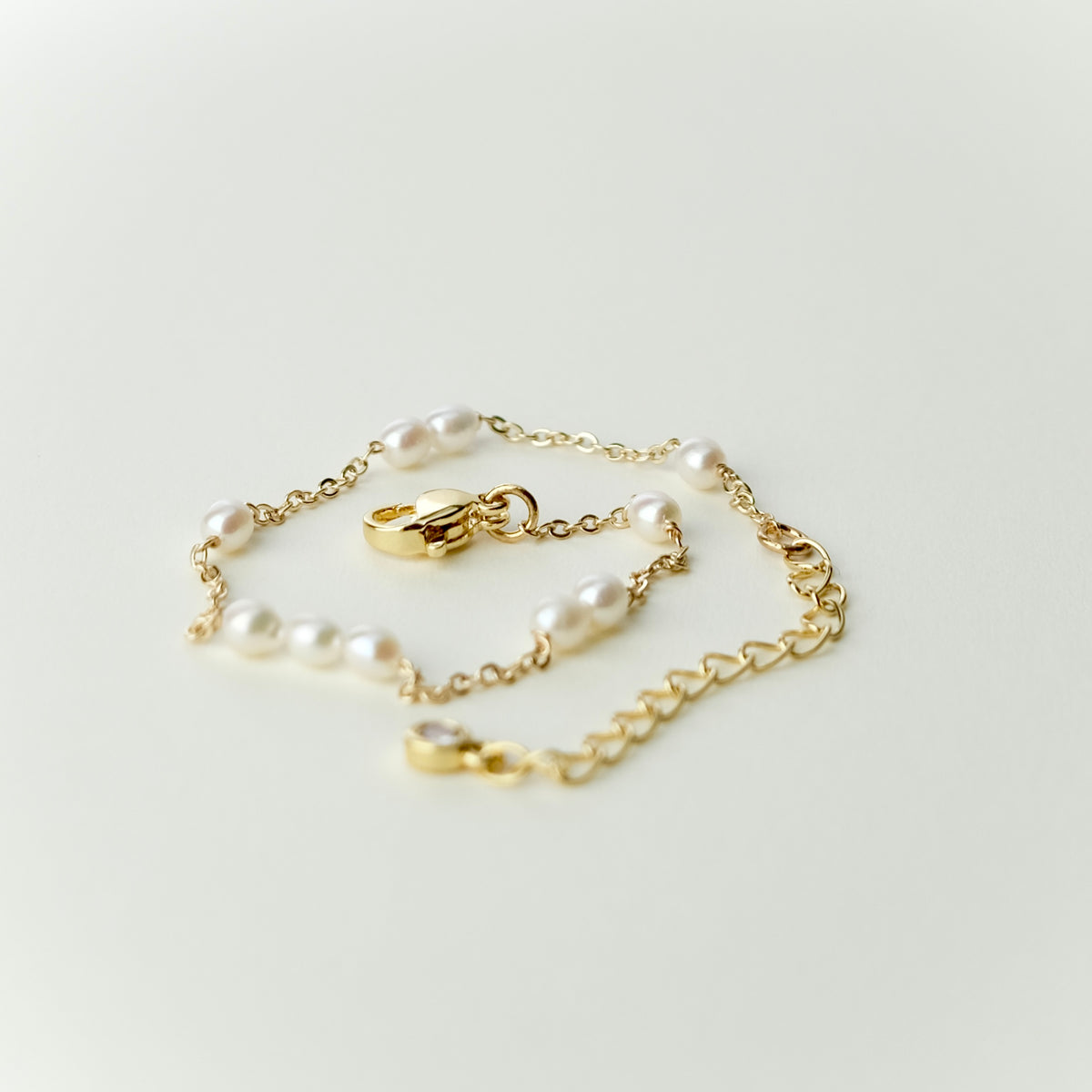 Freshwater pearl wrapped bracelet