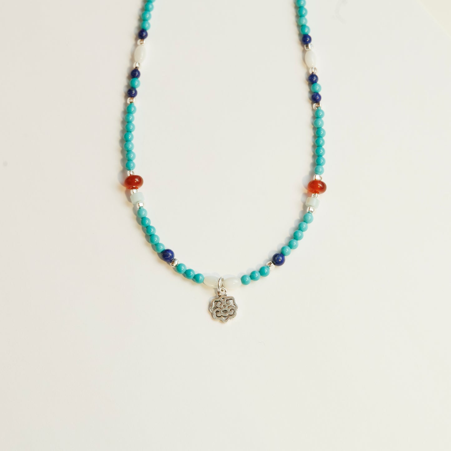 Handmade Turquoise Lapis Lazuli Necklace