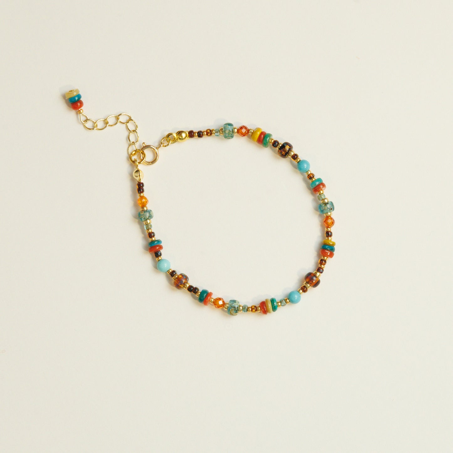 Handmade Turquoise Zirconia Bracelet