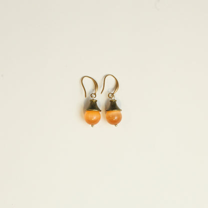 Handmade Chrysoberyl Lantern Earrings