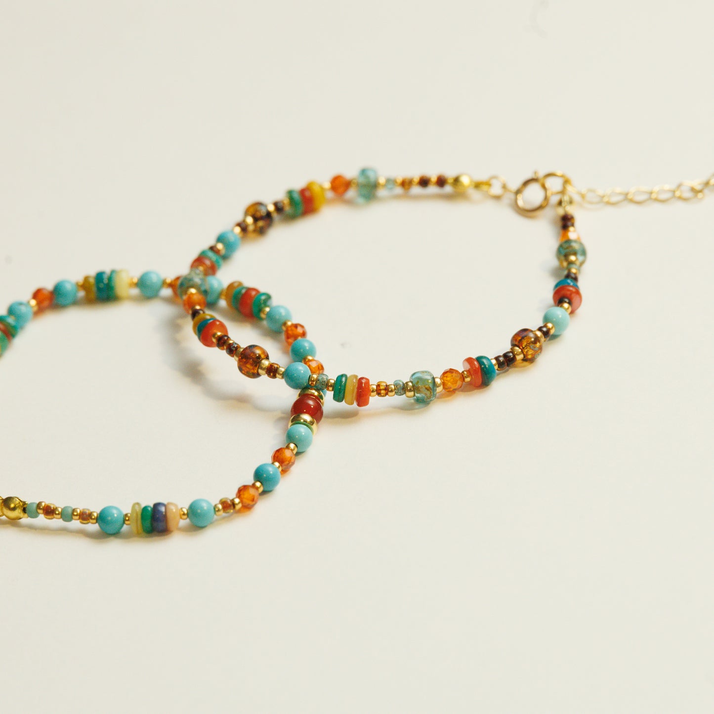 Handmade Turquoise Zirconia Bracelet