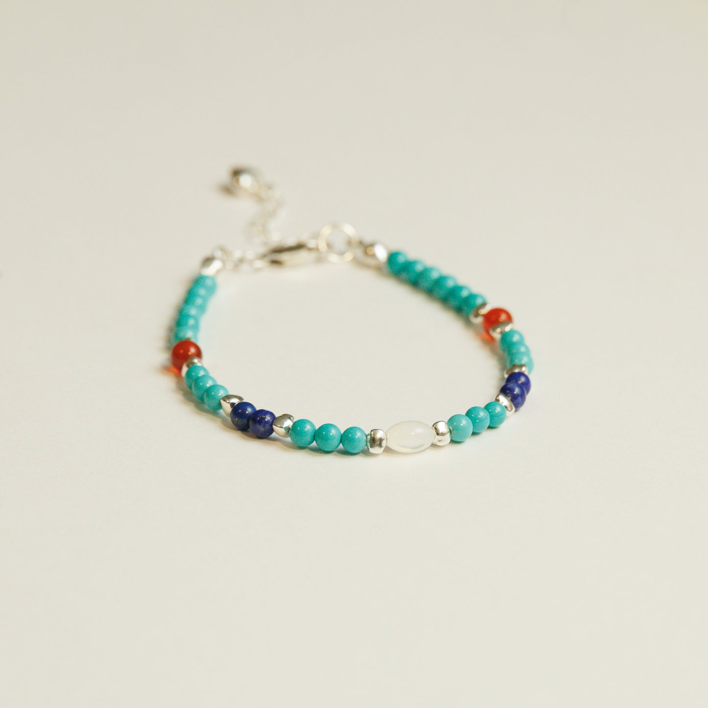 Handmade Turquoise Lapis Lazuli Bracelet