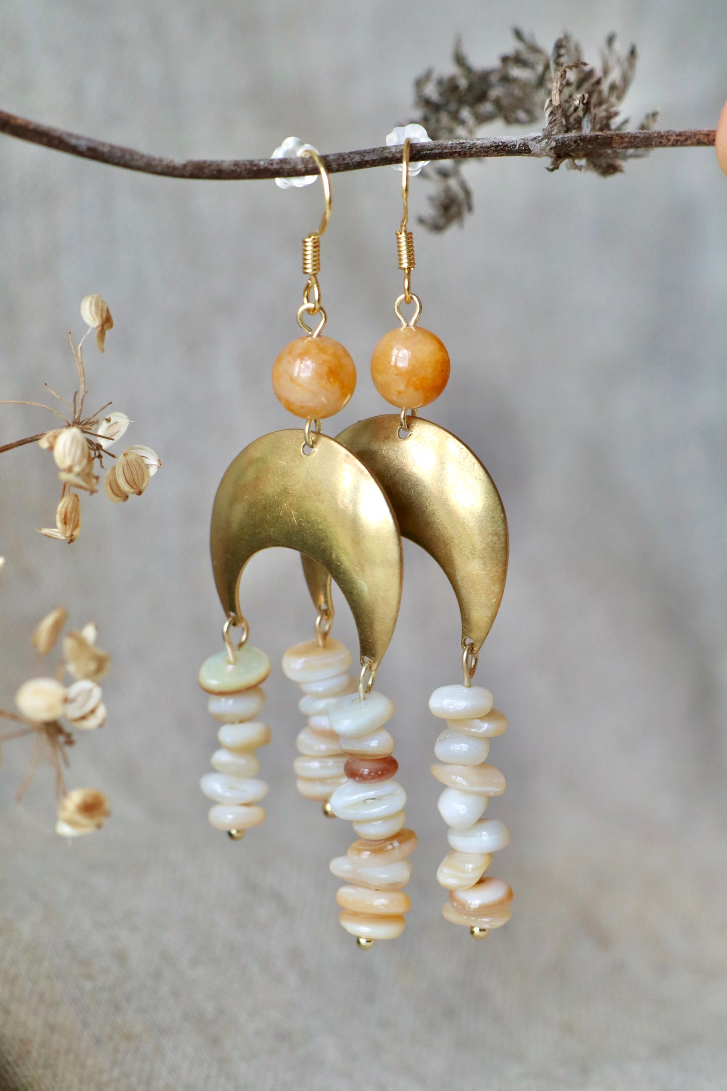 Moonrise Over the Sea Earrings