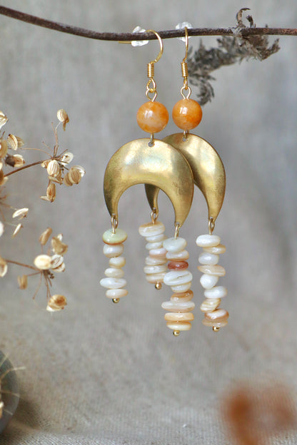 Moonrise Over the Sea Earrings