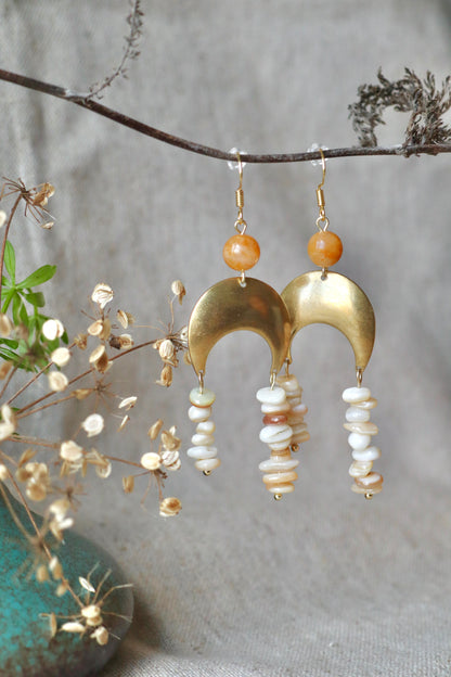 Moonrise Over the Sea Earrings