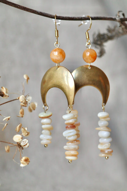 Moonrise Over the Sea Earrings