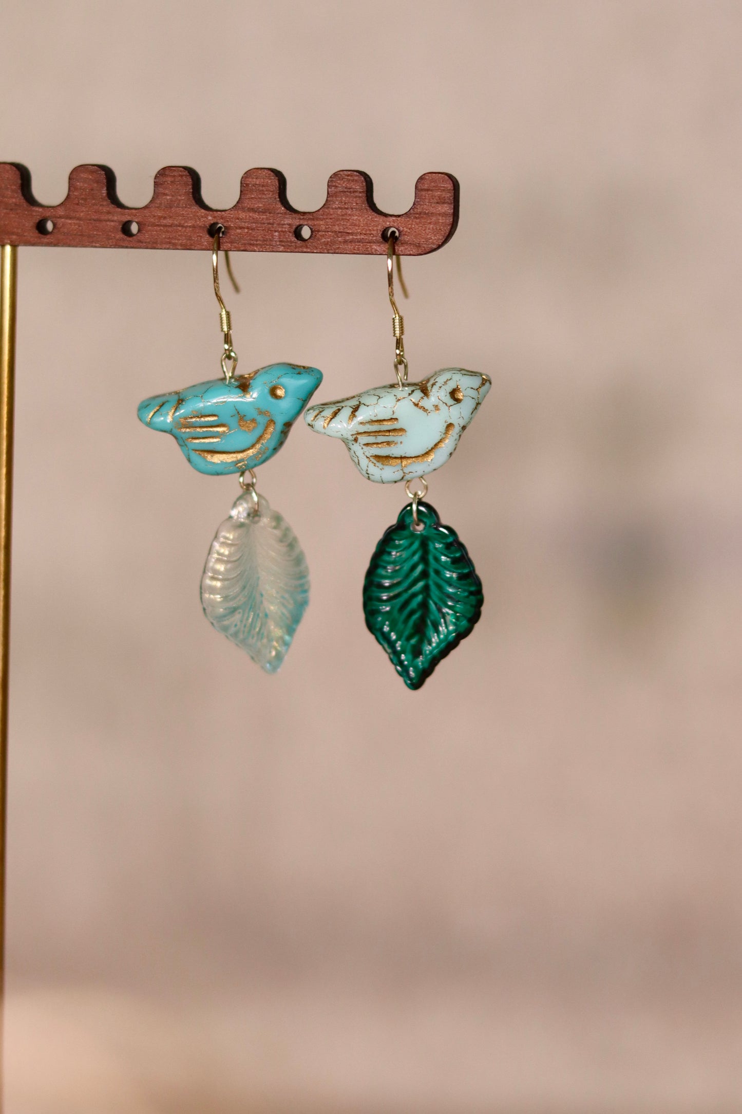 Indigo Bunting Earrings